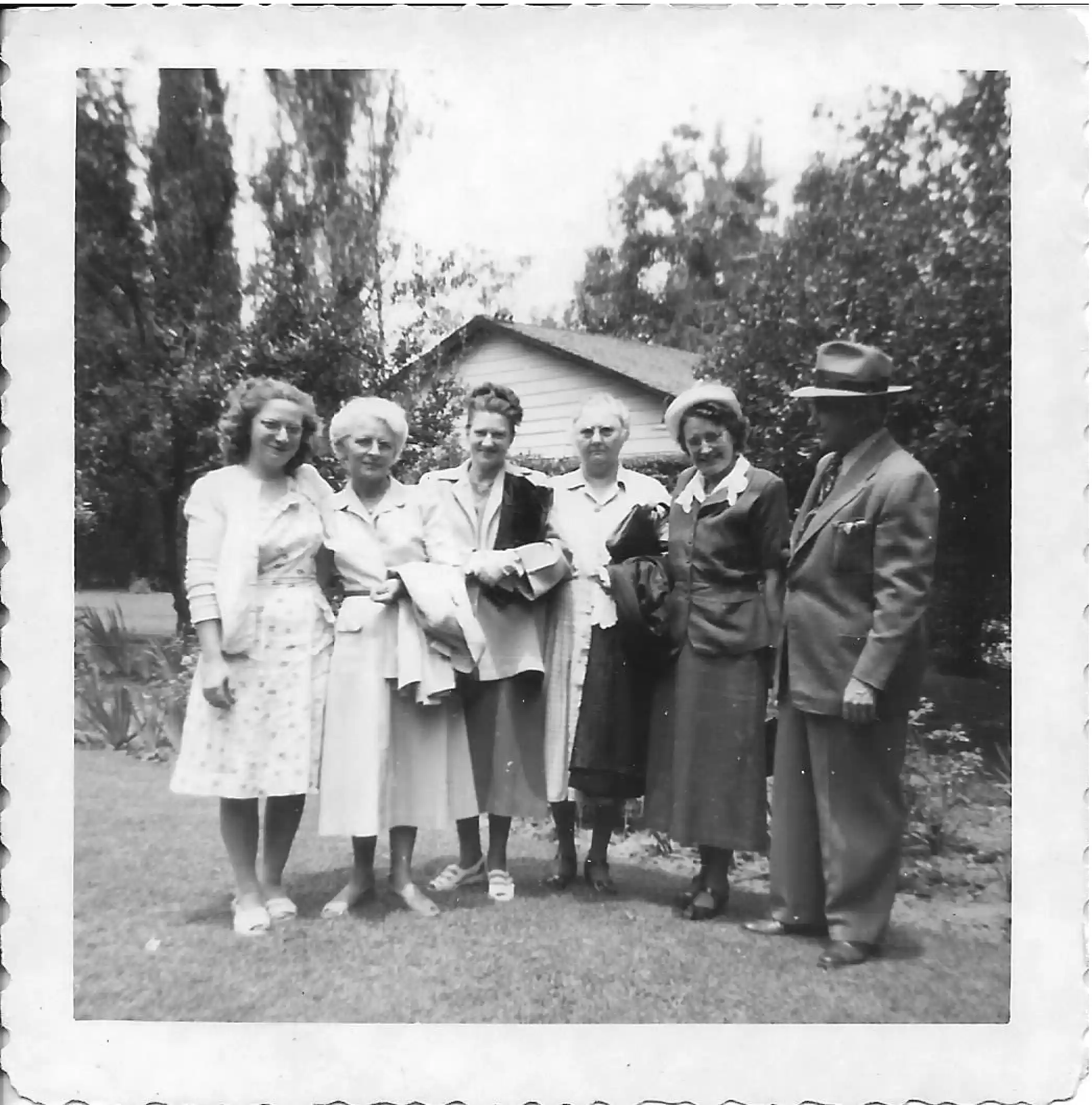 Early members with the Armstrongs (c1948-50)